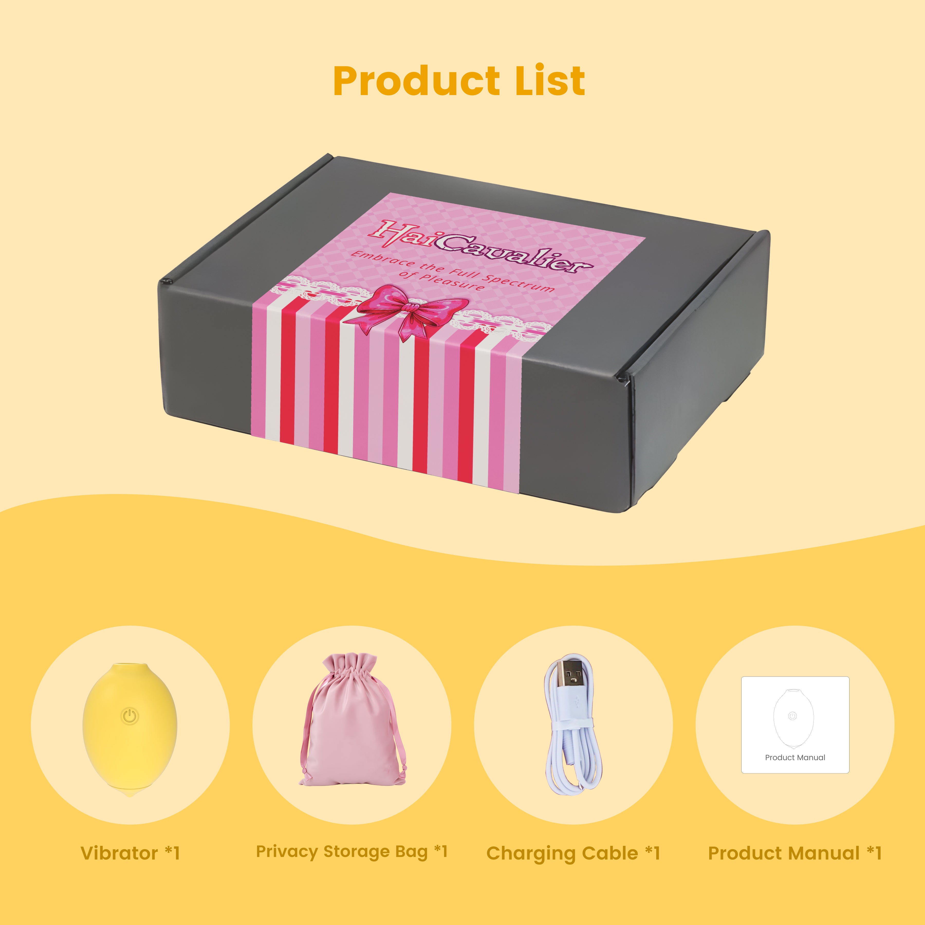 Lemon Clitoral Sucking Vibrator, Adult Sex Toy - Anal and Nipple Sucking Stimulator, 10 Suction and Vibrating Modes, for Women and Couples, Magnetic Charging, IPX6 Waterproof (Yellow)