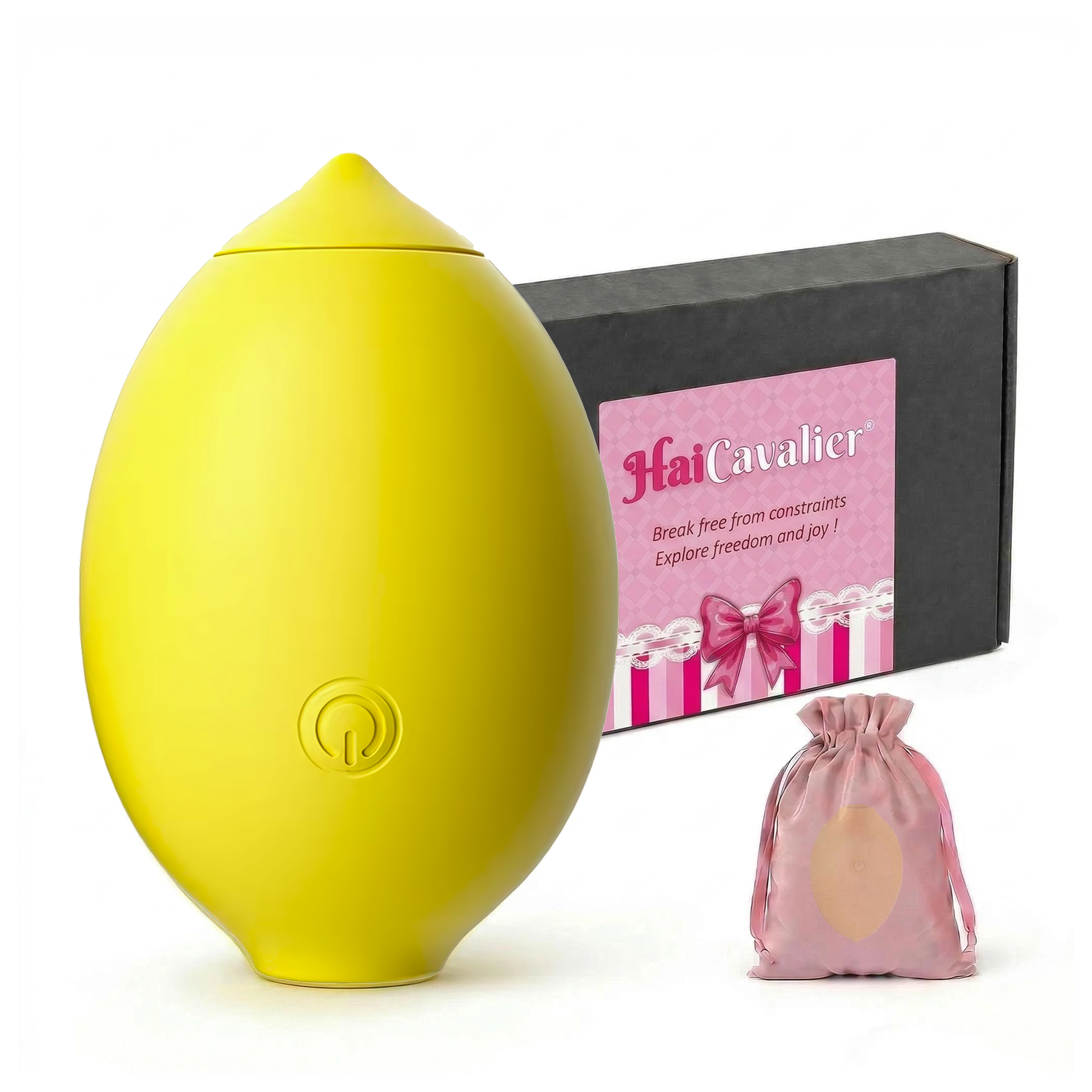 Lemon Clitoral Sucking Vibrator, Adult Sex Toy, Clitoral Suction Stimulator with 10 Pulse Modes, Air Pulse Clit Toy, Nipple Stimulator,USB Rechargeable, IPX6 Waterproof,Yellow Lemon Shape for Women Couples, Beginner Friendly - HaiCavalier