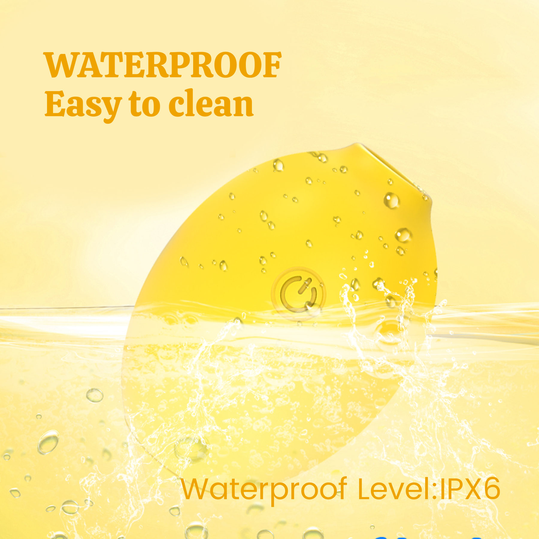 Lemon Clitoral Sucking Vibrator, Adult Sex Toy, Clitoral Suction Stimulator with 10 Pulse Modes, Air Pulse Clit Toy, Nipple Stimulator,USB Rechargeable, IPX6 Waterproof,Yellow Lemon Shape for Women Couples, Beginner Friendly - HaiCavalier