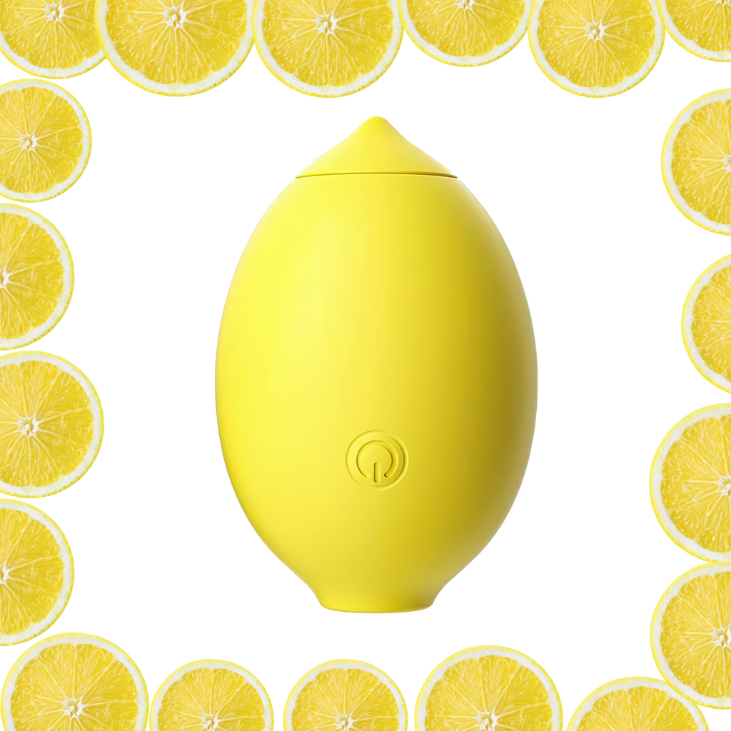 Lemon Clitoral Sucking Vibrator, Adult Sex Toy, Clitoral Suction Stimulator with 10 Pulse Modes, Air Pulse Clit Toy, Nipple Stimulator,USB Rechargeable, IPX6 Waterproof,Yellow Lemon Shape for Women Couples, Beginner Friendly - HaiCavalier