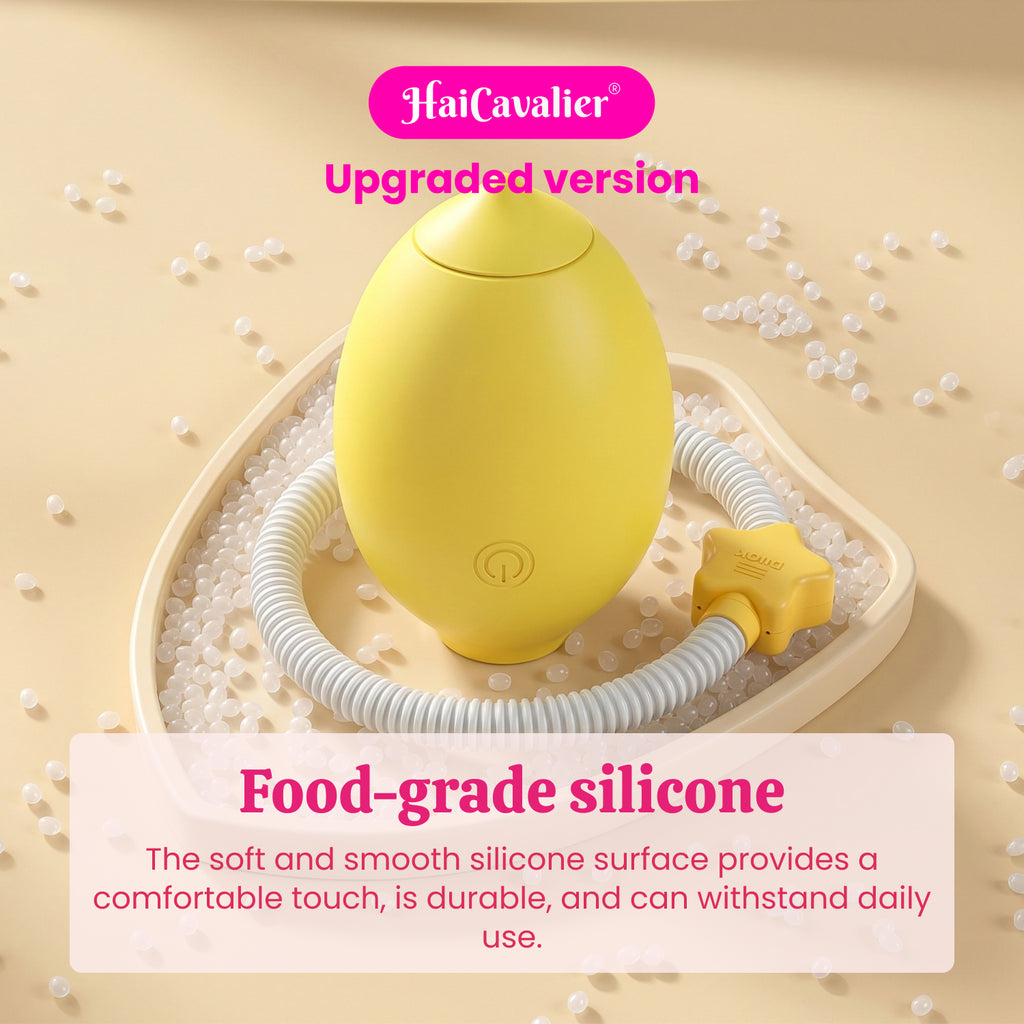 Lemon Vibrator Upgraded, 10 Pulse Modes Clit Sucker with Air Pulse & Nipple Stimulator, USB Magnetic Charging, IPX6 Waterproof, Yellow Lemon Shape Sex Toy for Women Beginners