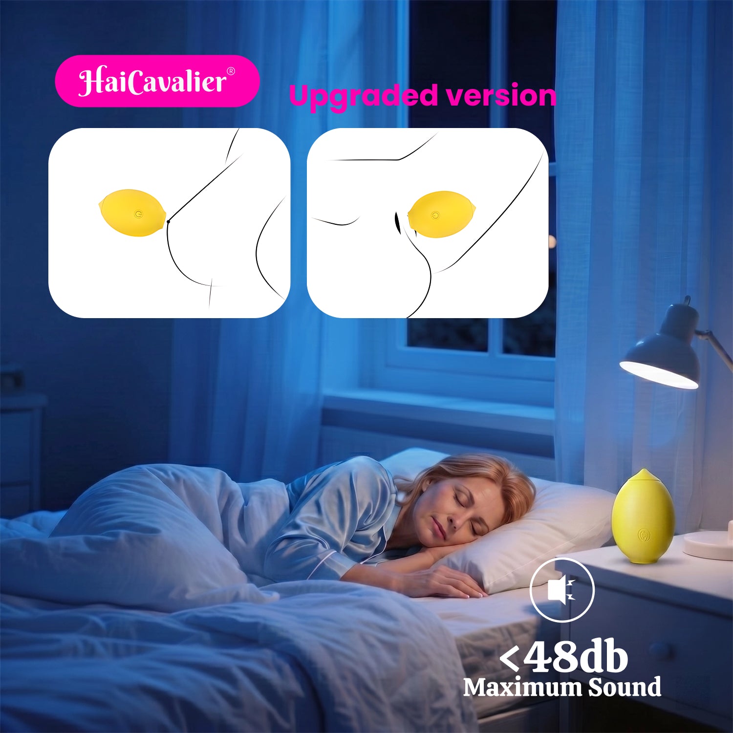 Lemon Vibrator Upgraded, 10 Pulse Modes Clit Sucker with Air Pulse & Nipple Stimulator, USB Magnetic Charging, IPX6 Waterproof, Yellow Lemon Shape Sex Toy for Women Beginners