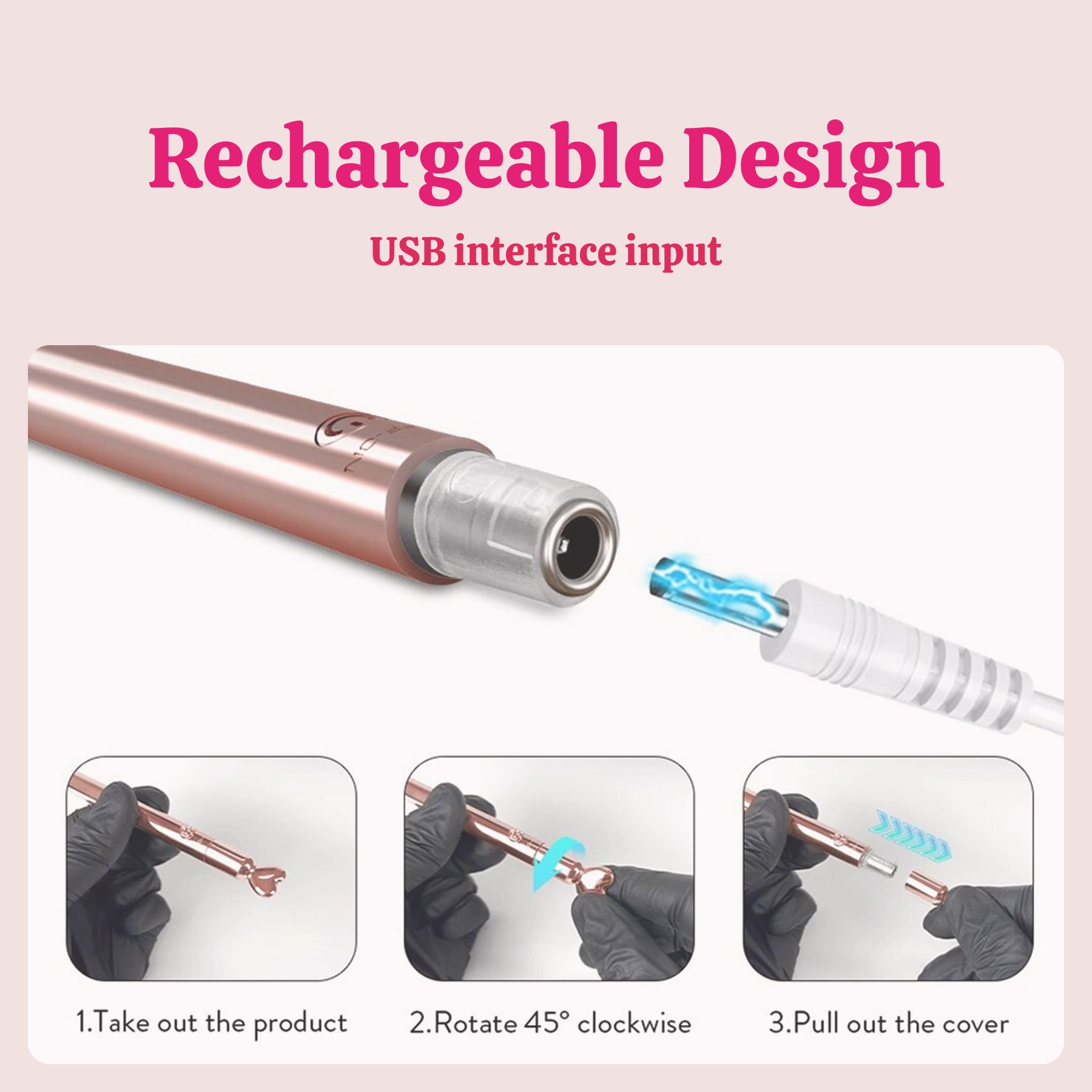 Mini Bullet Vibrator, Female Pleasure Massage Pen Nipple Clitoral Stimulator Wand Mini Dildo G-spot Bullet Vibrator,10 Frequency Powerful, Adult Sex Toys& Games for Women and Couples(Gold)